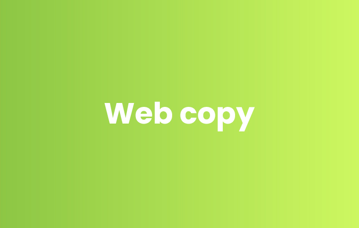 Web copy